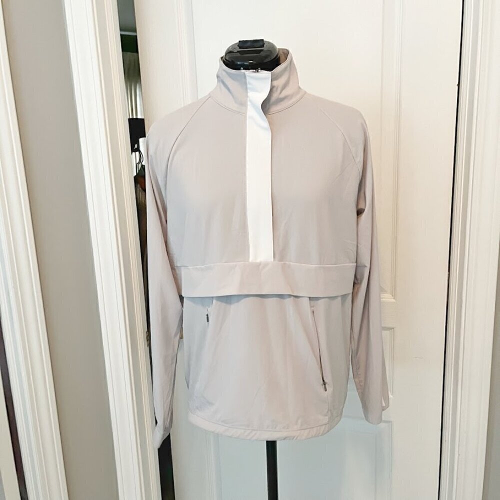 Zella Half Zip Athletic Reflective Lightweight Running Casual Summer Jacket